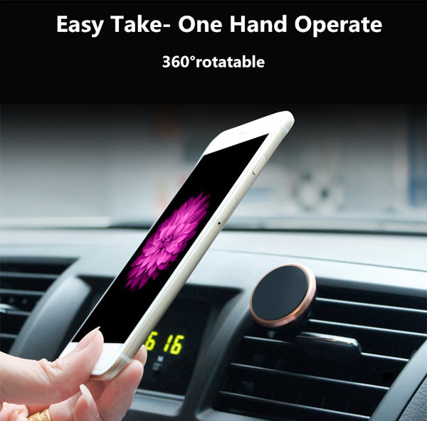 Magnetic Car Phone Holder 2 in 1 Dashboard/ Windshield