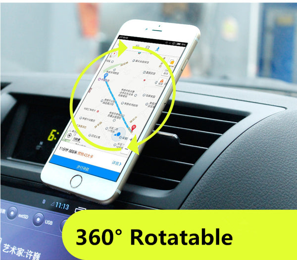 Magnetic Car Phone Holder 2 in 1 Dashboard/ Windshield