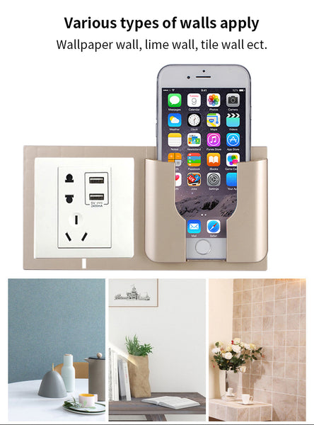 Wall Holder for Phone Charging Box Storage