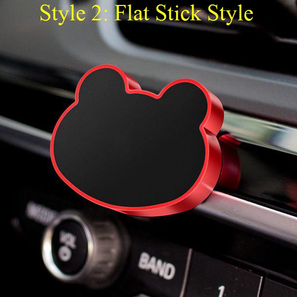 Magnetic Car Holder with Metal Sheet