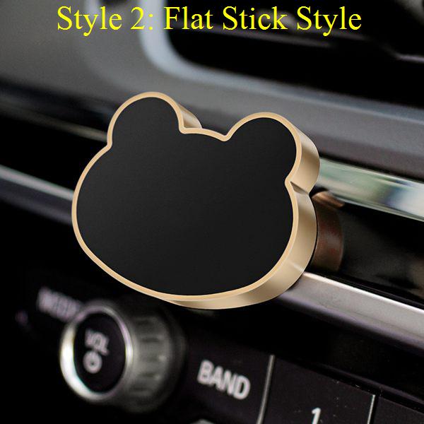 Magnetic Car Holder with Metal Sheet