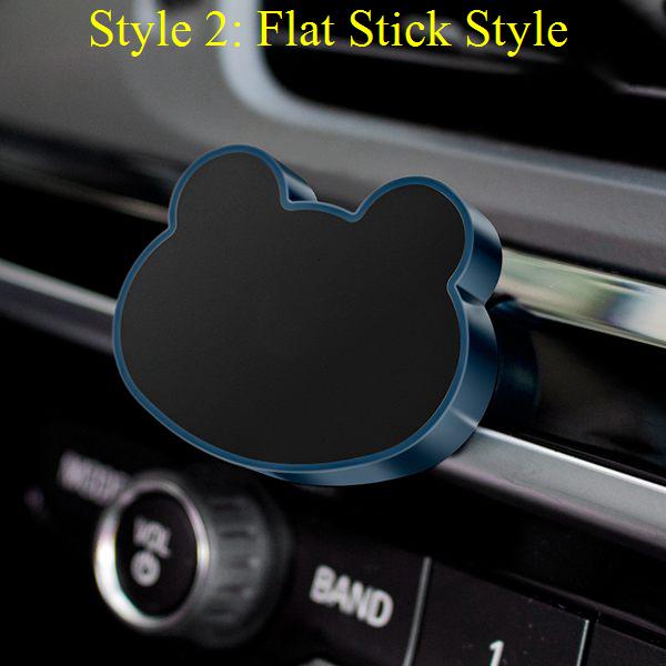 Magnetic Car Holder with Metal Sheet