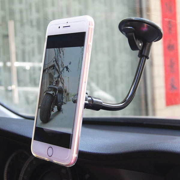 One hand Windshield Black Magnetic Car Phone Holder