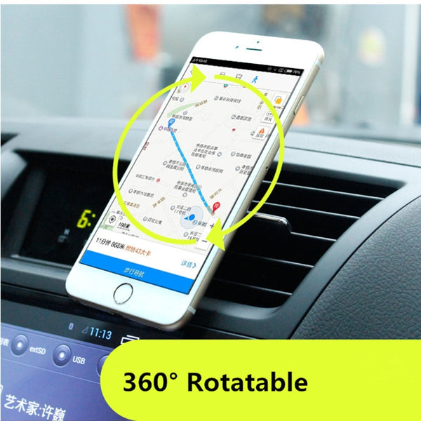 Magnetic Car Phone Holder 2 in 1 Dashboard/ Windshield