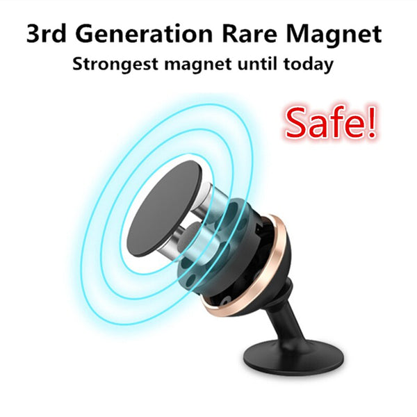 Magnetic Car Phone Holder 2 in 1 Dashboard/ Windshield