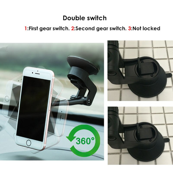 Premium Magnetic Car Phone Holder 360 Rotatable Support